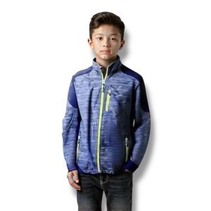 Snozu Extreme Gear Jacket Grey Black Neon Yellow Boys L Size 14-16